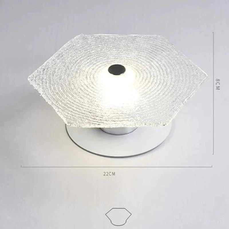 Nordic Living Room Ceiling Lamp Modern Simple Study Bedroom Creative Porch Aisle Glass Household