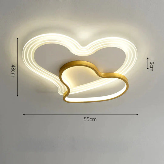 Simple Modern Warm And Romantic Bedroom Nordic Creative Personality Feather Loving Room Ceiling