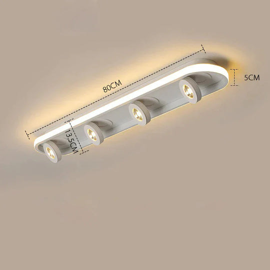 Simple Multi Head Spotlight Living Room Corridor Porch Ceiling Lamp Energy Saving Led Combination