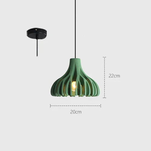 Restaurant Chandelier Simple Makaron Creative Personality Living Room Study Bedroom Bedside Green /