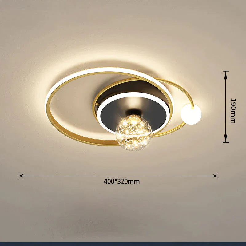 Bedroom Ceiling Lamp Atmospheric Household Nordic Simple Modern Net Red Creative Personality Sky