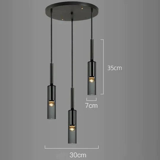 Modern Light Luxury Bedside Small Chandelier Single Head Hotel Room Minimalist Creative Wine Bottle