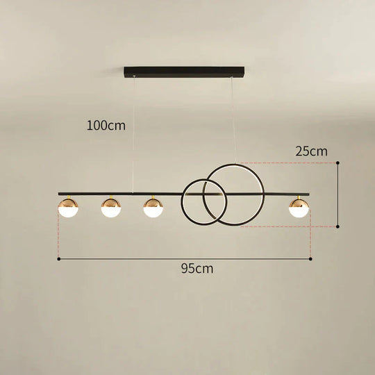 Dining Room Chandelier Minimalist Luxury Long Table Bar Lamps Pendant