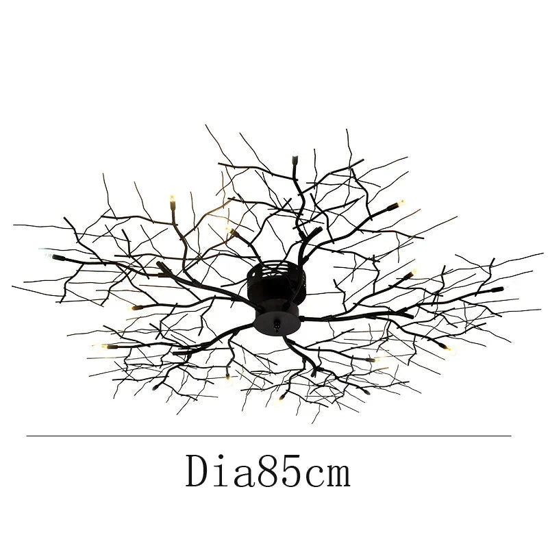 Creative Branch Lamp Personality Bedroom Living Room Ed Ceiling Iron Art Hotel Club Atmospheric