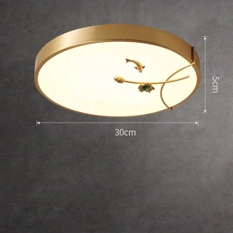 Ceiling Lamp Light Luxury Simple Led Living Room Postmodern Round Square Restaurant Master Bedroom