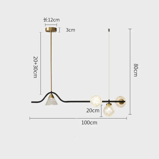 Nordic Restaurant Chandelier Simple Modern Atmosphere Bar Post - Modern Warm Luxury Online