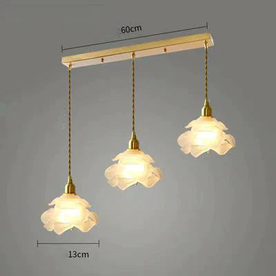 Brass Country B & Hotel Corridor Living Room Dining Minimalist Mini Flower Chandelier 3 - Head Long