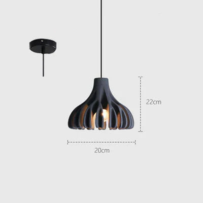 Restaurant Chandelier Simple Makaron Creative Personality Living Room Study Bedroom Bedside Gray /