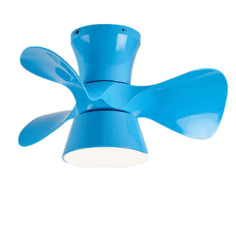 Simple Atmospheric Makaron Led Ceiling Invisible Fan Lamp