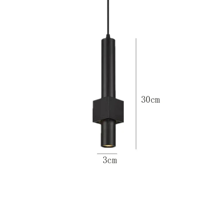 Single Hanging Wire Lamp Nordic Creative Led Chandelier 7W Simple Bar Restaurant Cafe Spotlights