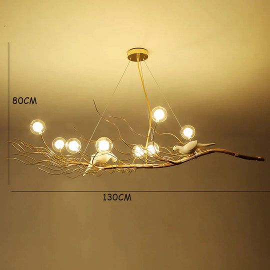 Nordic Restaurant Chandelier Creative Personality Branch Lamp Clothing Store Tea Window Bar Art