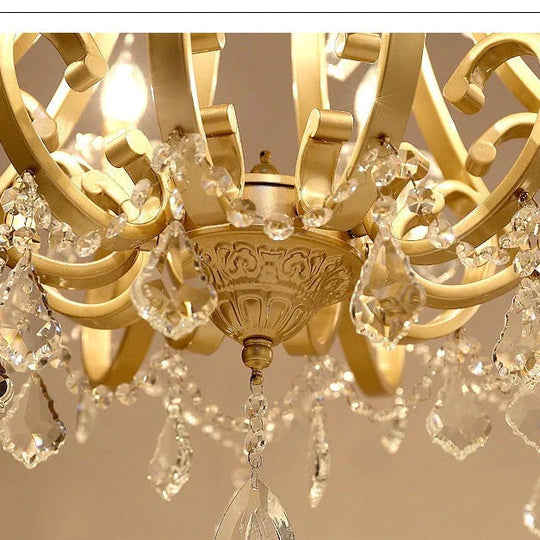 Crystal Chandelier Living Room Dining Bedroom Shop Creative Personality Luxury Atmospheric Lamps
