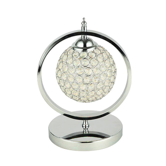 Molly - Minimalist Crystal Led Table Lamp For Night Stand Or Study Room