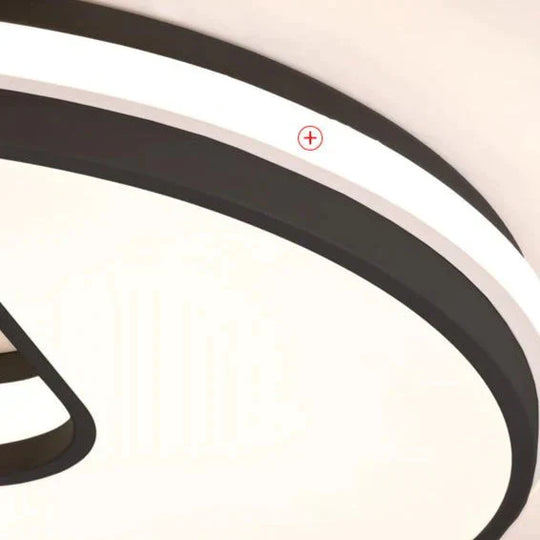 Round Light In The Bedroom Small Apartment Led Ceiling Lamp