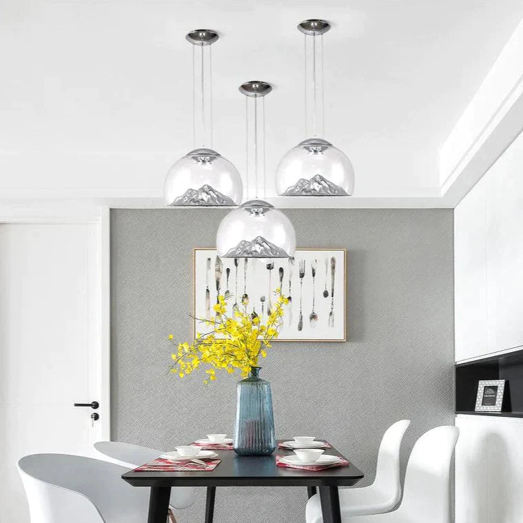 Nordic Minimalist Creative Glass Lamp Chandelier Pendant