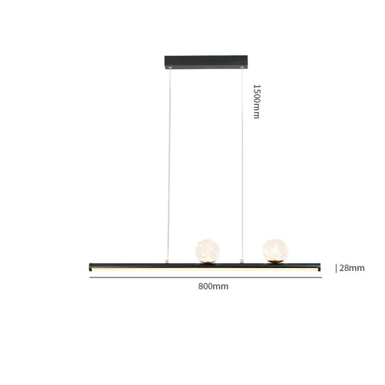 Simple Strip Restaurant Chandelier Personality Creativity Light Luxury Bar Table Lamp Pendant