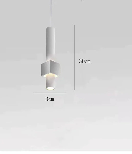 Single Hanging Wire Lamp Nordic Creative Led Chandelier 7W Simple Bar Restaurant Cafe Spotlights