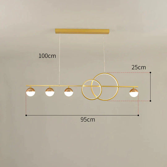 Dining Room Chandelier Minimalist Luxury Long Table Bar Lamps Pendant
