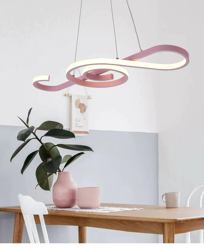 Nordic Post - Modern Led Restaurant Chandelier Creative Simple Lighting Pendant