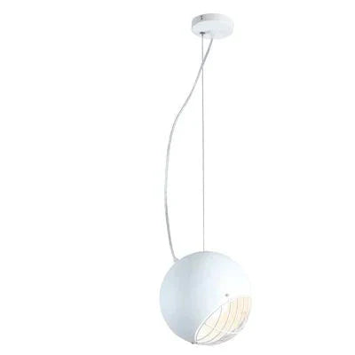 Bedroom Bedside Lamp Simple Dining Room Bar Creative Bay Window Chandelier Single Head Metal Round