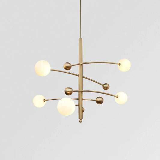Post Modern Simple Light Luxury Fashion Magic Bean Restaurant Chandelier Designer Model Room