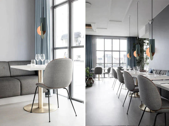 Nordic Creative Personality Color Matching Single Small Chandelier Designer’s Office Model Room