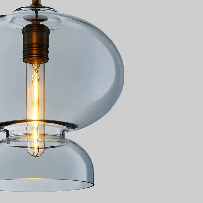 Postmodern Minimalist Personality Nordic Style Creative Living Room Lamp Home Glass - Covered