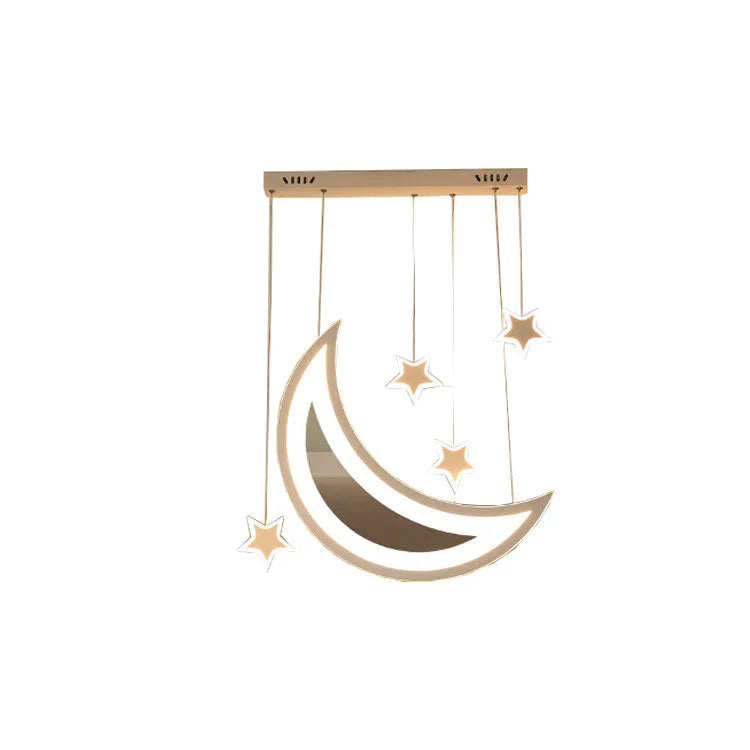 Star Moon Restaurant Chandelier Creative Personality Simple Modern Bedroom Hotel Dining Room Bar