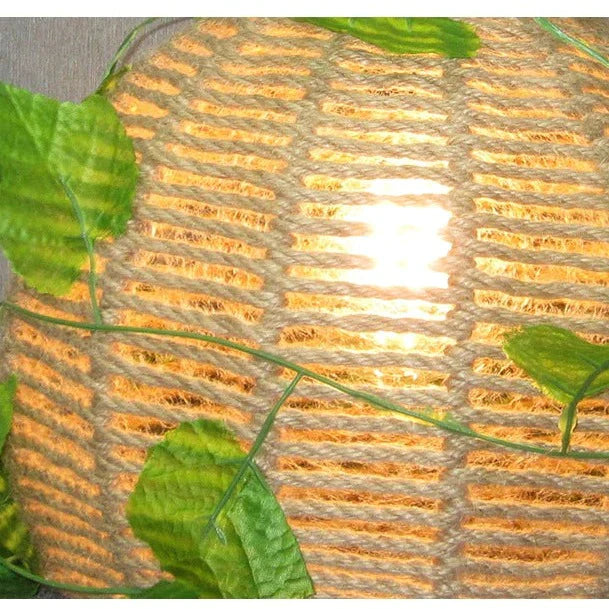 Simple Music Restaurant Decorative Lamps Single Head Hemp Rope Bar Clothing Store Plant Flower Shop