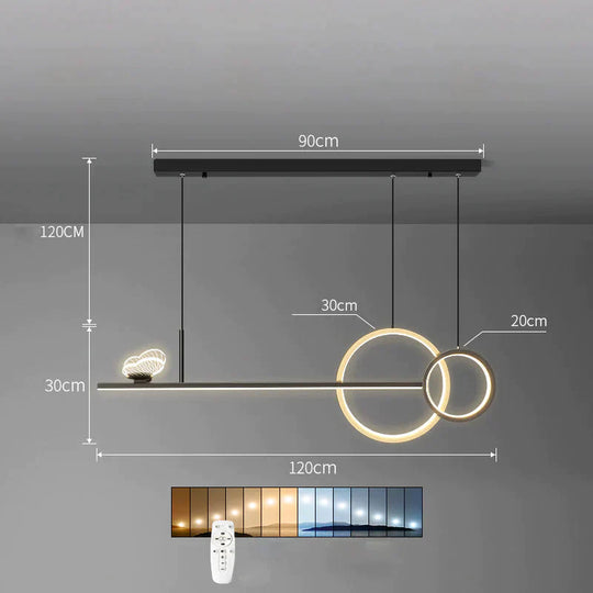 Butterfly Chandelier Simple Modern Dining Room Lamp Luxury Designer Long Table Nordic Bar Pendant