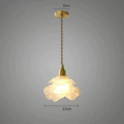 Brass Country B & Hotel Corridor Living Room Dining Minimalist Mini Flower Chandelier 1 Head Pendant