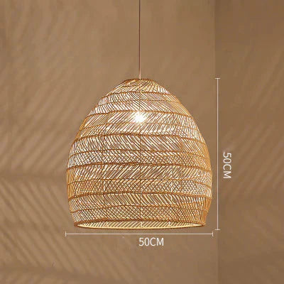 Restaurant Tatami Bedroom Study Lamp Garden B&B Led Living Room Rattan Chandelier Wood Color /
