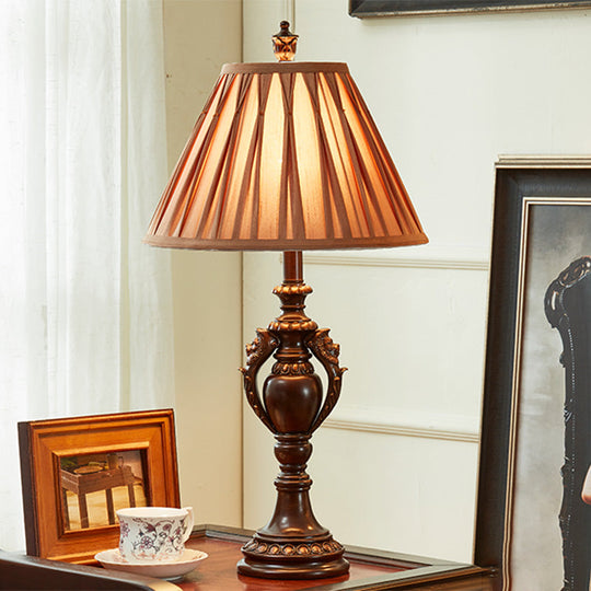 Valentina - Vintage Table Lamp Brown / 27