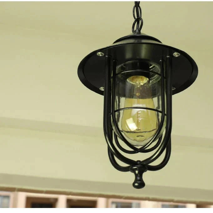 Outdoor Chandelier Waterproof Simple Balcony Garden Corridor Villa Home Courtyard Pavilion Lamp