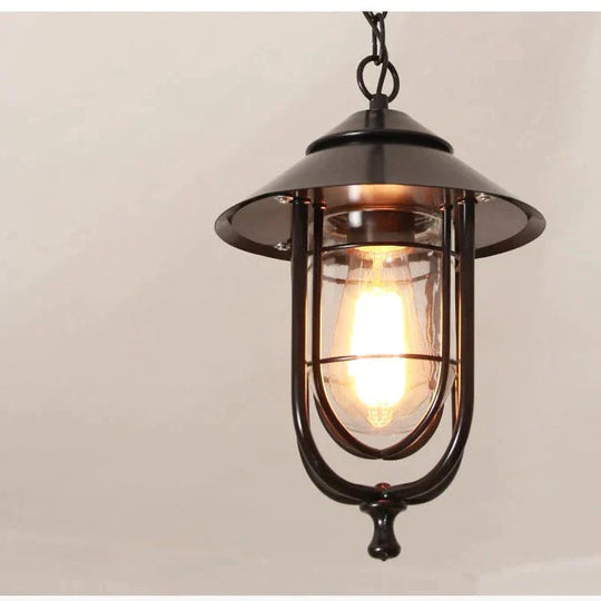Outdoor Chandelier Waterproof Simple Balcony Garden Corridor Villa Home Courtyard Pavilion Lamp
