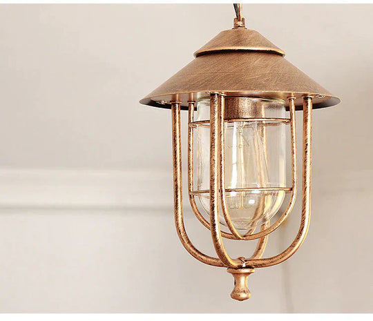 Outdoor Chandelier Waterproof Simple Balcony Garden Corridor Villa Home Courtyard Pavilion Lamp