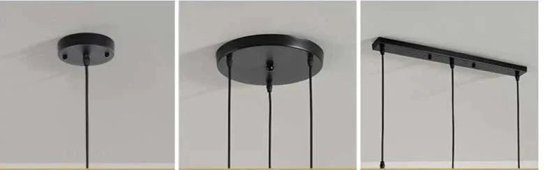 Retro Iron Chandelier Restaurant Bar Creative Black Wire Pendant