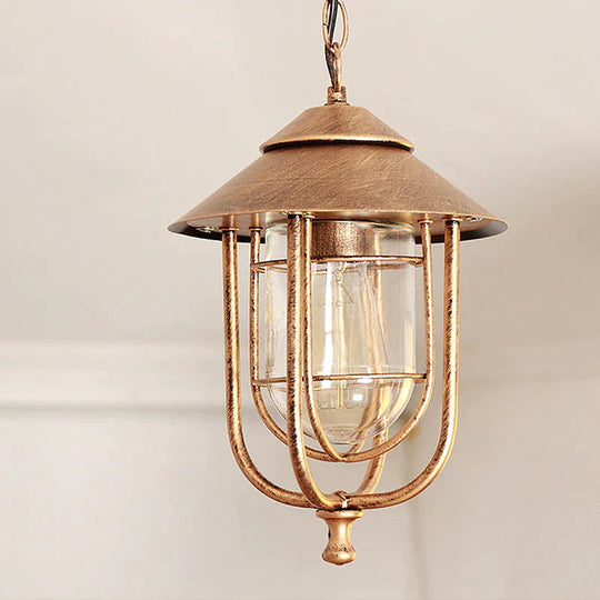 Outdoor Chandelier Waterproof Simple Balcony Garden Corridor Villa Home Courtyard Pavilion Lamp