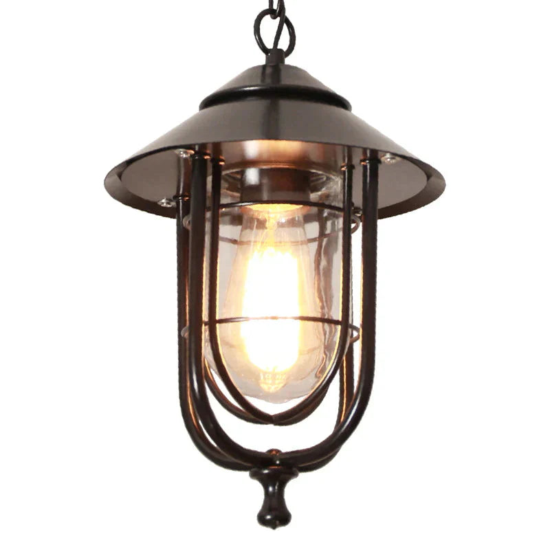 Outdoor Chandelier Waterproof Simple Balcony Garden Corridor Villa Home Courtyard Pavilion Lamp