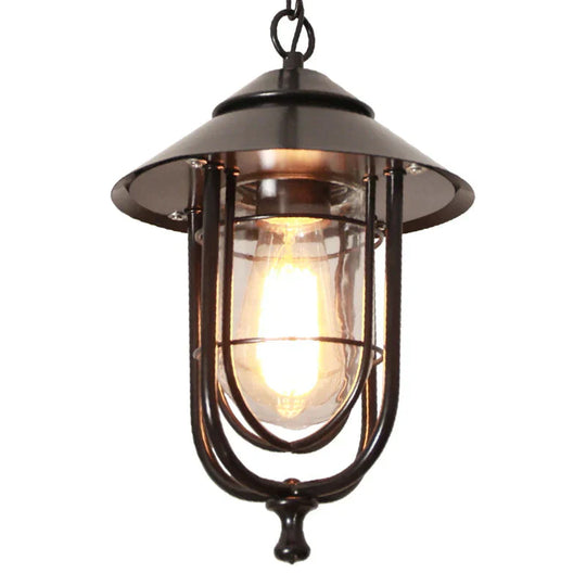 Outdoor Chandelier Waterproof Simple Balcony Garden Corridor Villa Home Courtyard Pavilion Lamp