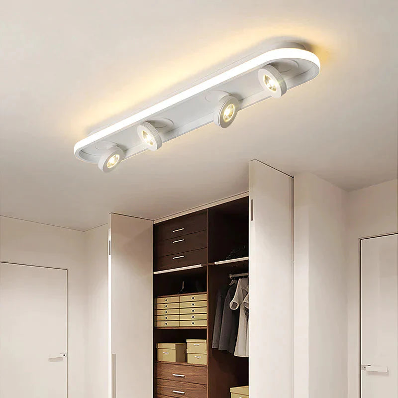 Simple Multi Head Spotlight Living Room Corridor Porch Ceiling Lamp Energy Saving Led Combination