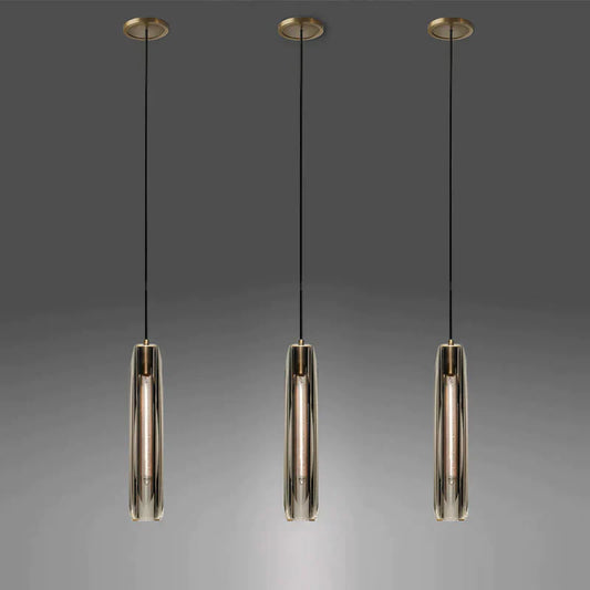 American Simple Copper Crystal Chandelier Bedroom Bedside Single Head Pendant