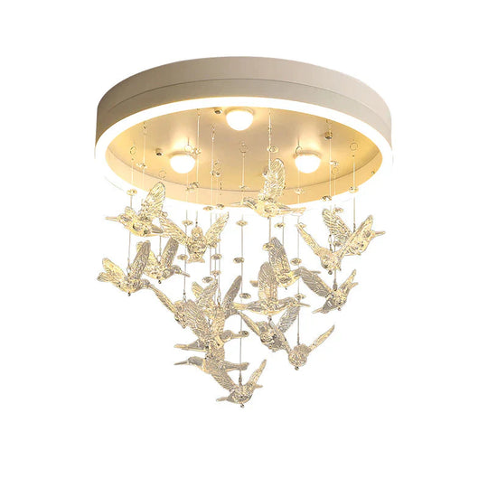 Bedroom Lamp Simple Modern Creative Warm Romantic Princess Room Led Ceiling