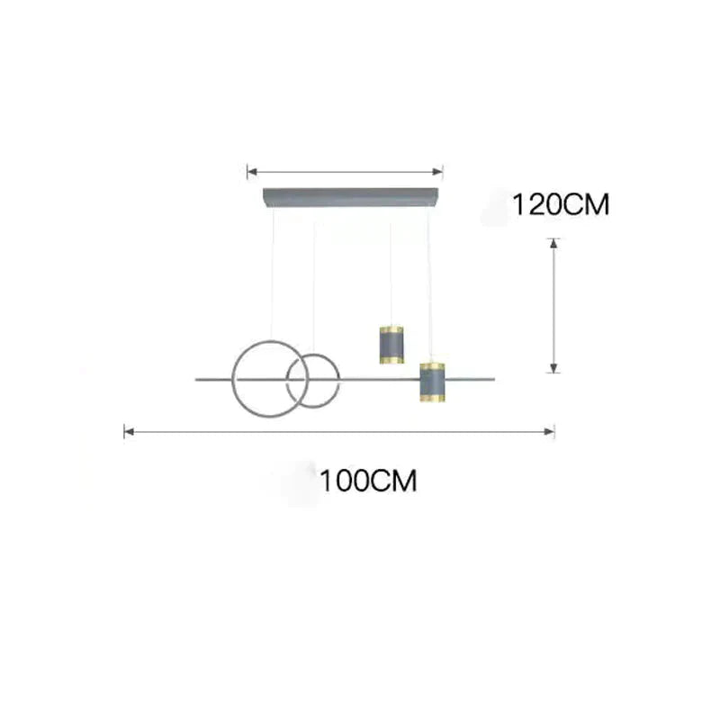 Dining Light Luxury Chandelier Modern Simple Long Room Table Bar Designer Creative Starry Sky Lamps