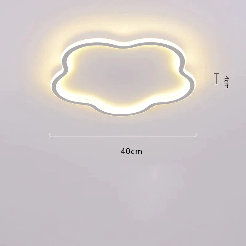 Ceiling Lamp Bedroom Main Simple Modern Led Ultra - Thin Minimalist Ins Style Lamps White / Dia40Cm
