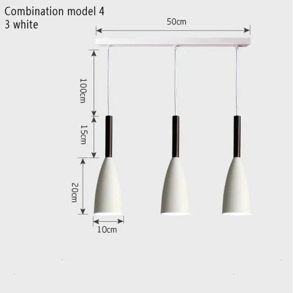 Nordic Minimalism Droplight E27 Aluminum Wood Pendant Lights Home Restaurant Decor Lighting Lamp