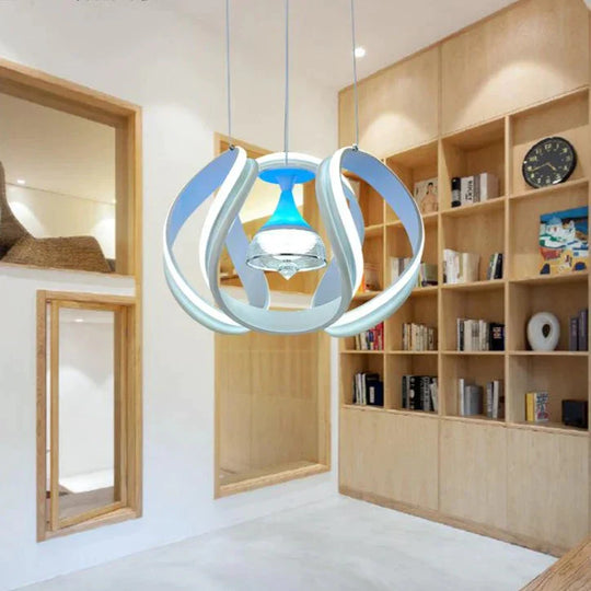 Dining Chandelier Modern Nordic Bar Living Room Lamps Creative Single Led Exhibition Pendant