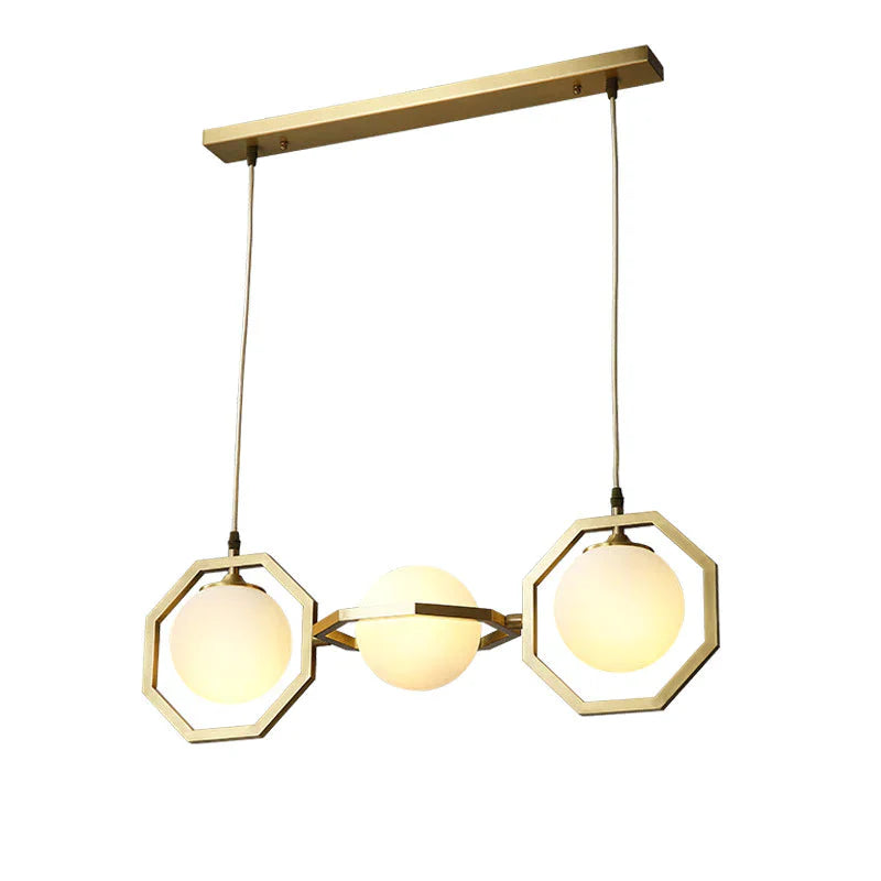 Nordic Copper Restaurant Cafe Hotel Chandelier Pendant