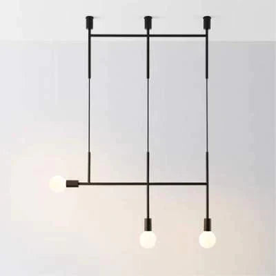 Modern Iron Pendant Light Northern Europe Creative Branches Hanging Lamp Loft Luminarias Industrial