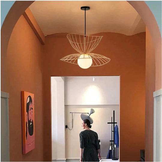 Simple Modern Restaurant Personalized Iron Art Chandelier Pendant